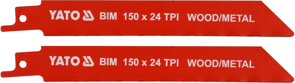 Brzeszczoty BIM 150mm 24TPI YATO YT-33932 - 2szt Bezpieczna płatność