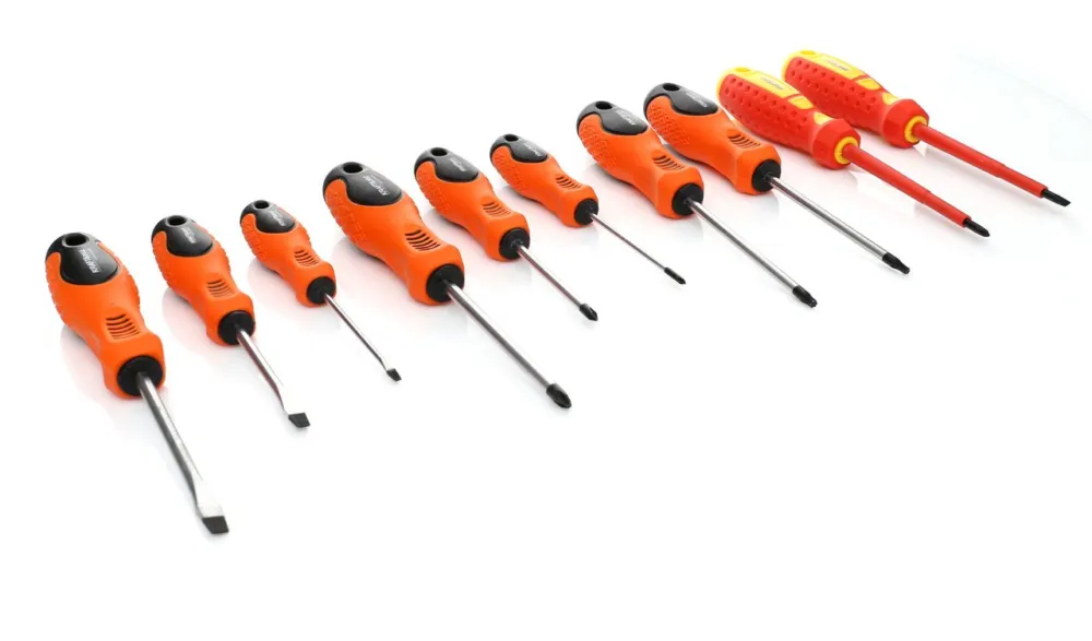 Darmowy zwrot Zestaw śrubokrętów 10 el. Kraft&Dele KD10901 – płaskie, krzyżowe, TORX