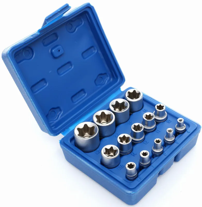 Dodaj do koszyka Zestaw nasadek TORX 14 elementów KD10335 – 1/4
