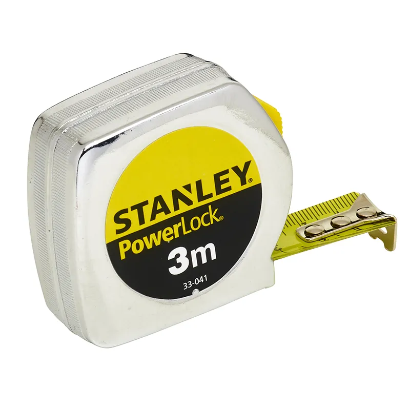 Miara Stalowa Powerlock 10 M X 25 Mm Obudowa Chromowana - Luz 12 Stanley 1-33-44 Wyprzedaż