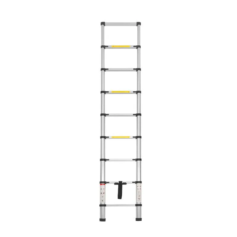 Drabina aluminiowa 8-stopniowa 2,6 m KD4072 - udźwig 150 kg Tylko do końca tygodnia