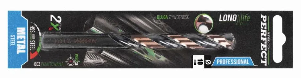 Wiertło do metalu HSS 3,2 mm Stalco Perfect - 2 szt. Promocja