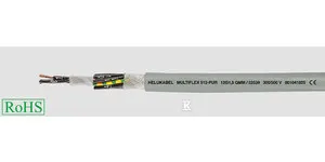Kabel elastyczny 500V m.FLEX 512-PUR 2x2,5 szary, izolowany Szybka dostawa