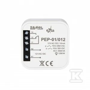Przekaźnik elektromagnetyczny dopuszczalny 12VAC/DC, 10A Wybór klientów