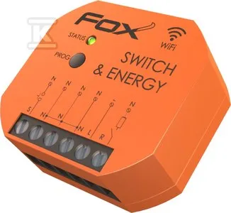 Bestseller Przekaźnik pojedynczy Wi-Fi 230V SWITCH ENERGY FOX - z