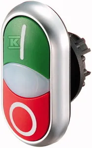 Bestseller Napęd przycisku podwójnego, podświetlane M22-DDLF-GR-X1/X0
