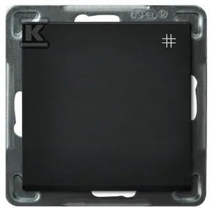 Bestseller Łącznik krzyżowy, czarny mat SONATA ŁP-4R/M/33