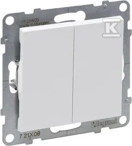 Wybór klientów Łącznik schodowy podwójny - 10 AX - 250 V~ - zaciski
