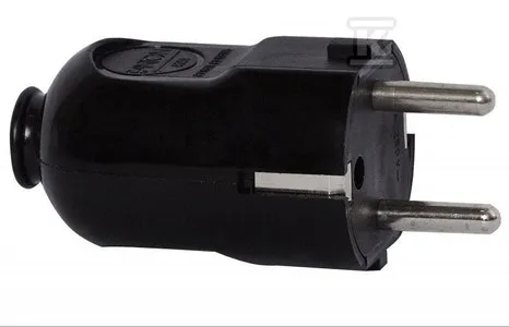 Wtyczka uniwersalna czarna prosta i kątowa 80071 Oferta czasowa