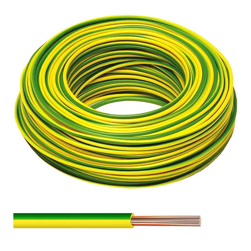Przewód LgY16 żółto-zielony H07V-K 450/750V, jednożyłowy, żyła giętka, krążek 100m; PRYSMIAN Tylko do końca tygodnia
